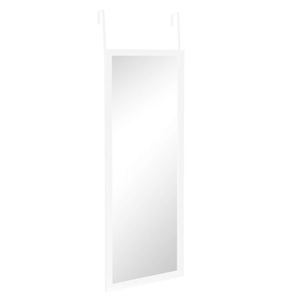 199 000499 6 Door mirror PWD-0111 pakoworld polyresn-white 34x1.7x94cmDecoration > Mirrors
