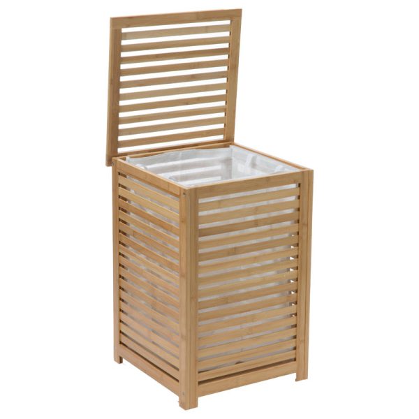 199 000510 2 3 Laundry basket Africa pakoworld natural 40x38x58cmIndoor furniture > Home organization > Bathroom > Bathroom accessories