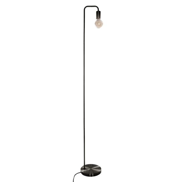 199 000535 Floor lamp Keli pakoworld E27 40W black D20x150cmLighting > Floor