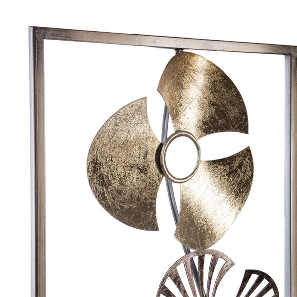 199 000562 2 2 Wall deco Blomma pakoworld antique golden metal 31x3.5x90cmDecoration > Decorations > Wall Decorations