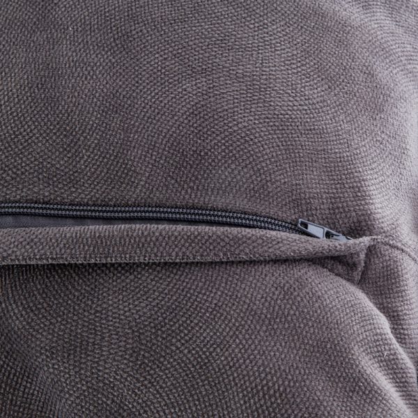 199 000583 2 2 Deco cushion Glober pakoworld in dark grey color 45x45cmIndoor furniture > Bean Bags