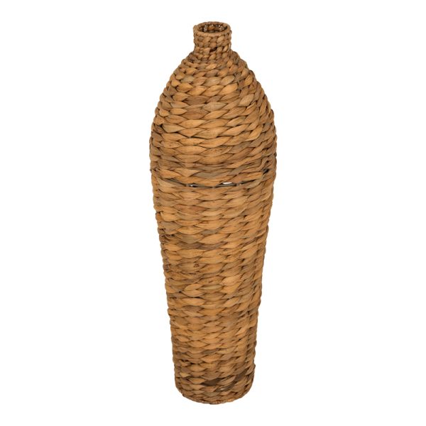 199 000602 4 Vase Velout pakoworld hyacinth in natural color D18x57cmDecoration > Decorations