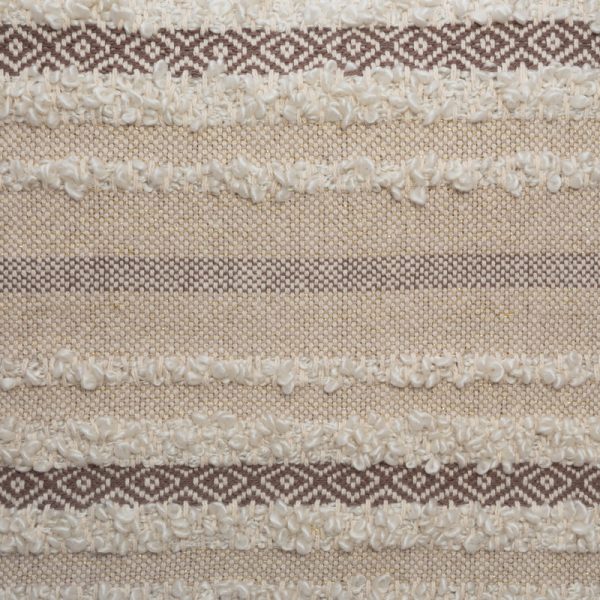 199 000617 3 2 Deco cushion with fringes Polat pakoworld in beige color 59x59cmIndoor furniture > Bean Bags