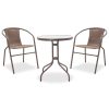 200 000300 13 Naoki pakoworld table metal black-pe natural-glass 160x90x78cmOutdoor furniture > Garden dining sets