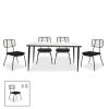 200 000355 5 Armchair Moly pakoworld metal black textilene dark grayOutdoor furniture > Garden armchairs