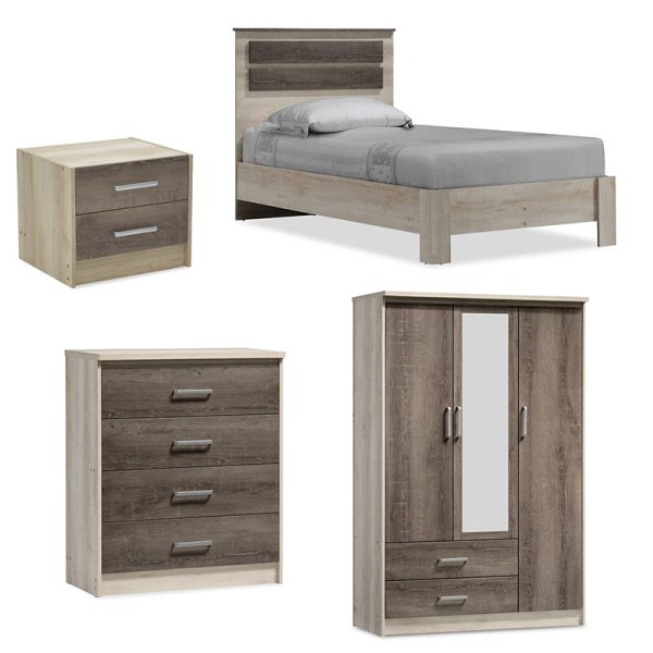 200 000720 5 DreamCatcher 3 pakoworld student bedroom furniture package set of 4 pcsStudent Offers