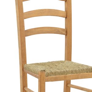 200 000746 4 2 Coffee shop chair with mat Marf-Charchie pakoworld solid beech wood polish walnut 41x42x92cmIndoor furniture > Chairs