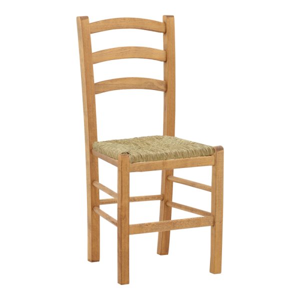 200 000746 5 Coffee shop chair with mat Marf-Charchie pakoworld solid beech wood polish walnut 41x42x92cmIndoor furniture > Chairs