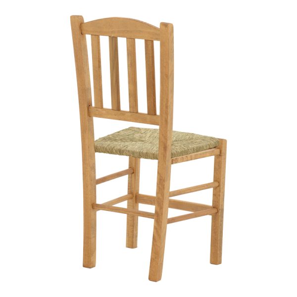 200 000747 2 4 Coffee shop chair with mat Dmnir-Charchie pakoworld solid beech wood polish walnut 41x42x92cmIndoor furniture > Chairs