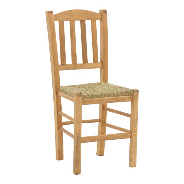 200 000747 7 Coffee shop chair with mat Dmnir-Charchie pakoworld solid beech wood polish walnut 41x42x92cmIndoor furniture > Chairs