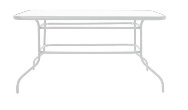 200 000918 2 4 Valor-Confidence dining table set of 5 pakoworld white metal 140x80x70cmEASTER OFFERS