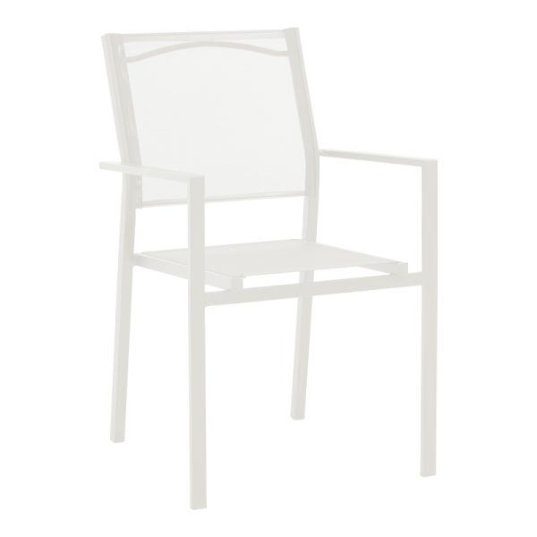 200 000918 4 4 Valor-Confidence dining table set of 5 pakoworld white metal 140x80x70cmEASTER OFFERS