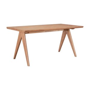 200 001058 4 3 Dining table Ditta-Winslow B pakoworld set of 7 pieces rubberwood in light walnut color 180x85x75cmIndoor furniture > Dinning sets