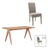 200 001058 6 Armchair Medea pakoworld fabric in beige shade 82x84x100cmIndoor furniture > Living room armchairs