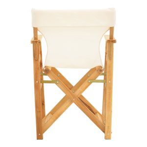 200 001086 4 6 Kompa pakoworld director's chair, solid beech wood, natural - Nexus ecrou fabricOutdoor furniture > Garden armchairs