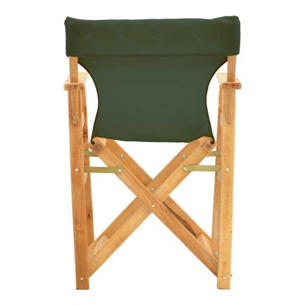 200 001088 4 6 Kompa pakoworld director's chair, solid beech wood, natural - Nexus dark green fabricOutdoor furniture > Garden armchairs