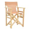 200 001091 10 Kompa pakoworld director's chair, solid beech wood, natural - Nexus dark black fabricOutdoor furniture > Garden armchairs