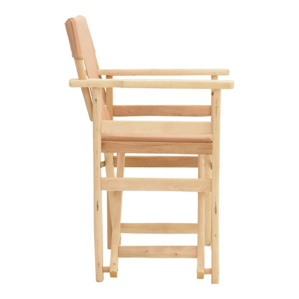 200 001091 2 7 Director's armchair frame Kompa pakoworld solid beech wood inpainted wood color 56.5x54x88cmOutdoor furniture > Garden armchairs