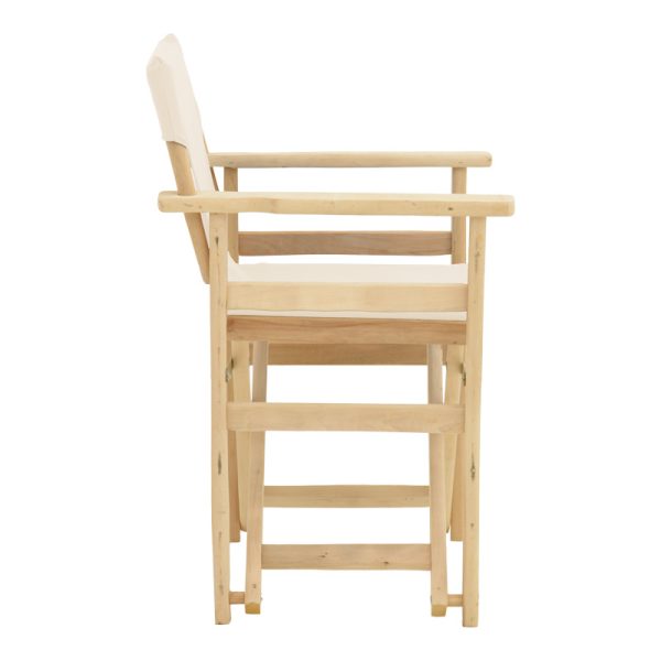 200 001092 2 7 Director's armchair frame Kompa pakoworld solid beech wood inpainted wood color 56.5x54x88cmOutdoor furniture > Garden armchairs