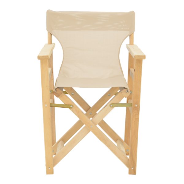 200 001092 3 7 Director's armchair frame Kompa pakoworld solid beech wood inpainted wood color 56.5x54x88cmOutdoor furniture > Garden armchairs