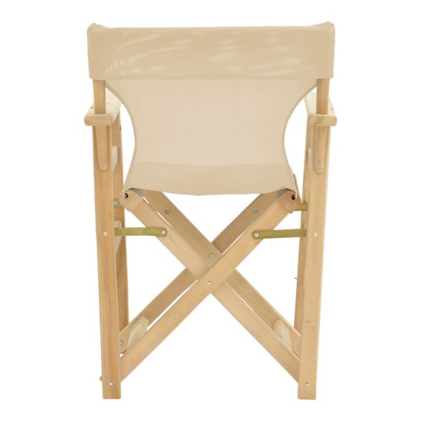 200 001092 4 7 Director's armchair frame Kompa pakoworld solid beech wood inpainted wood color 56.5x54x88cmOutdoor furniture > Garden armchairs