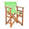 200 001099 5 Kompa pakoworld director's chair walnut solid beech wood and blue fabricOutdoor furniture > Garden armchairs