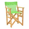 200 001106 8 Kompa pakoworld director's chair inpainted wood color solid beech wood and blue fabricOutdoor furniture > Garden armchairs