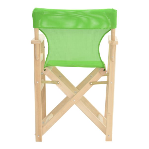 200 001113 4 4 Kompa pakoworld director's chair inpainted wood color solid beech wood and green fabricOutdoor furniture > Garden armchairs