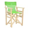 200 001113 7 Kompa pakoworld director's chair natural color solid beech wood and green fabricOutdoor furniture > Garden armchairs