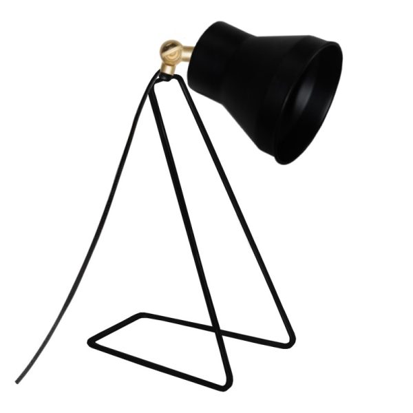 202 000017 6 Desk lamp PWL-1065 pakoworld Ε14 black-golden 12x30x35cmLighting > Table