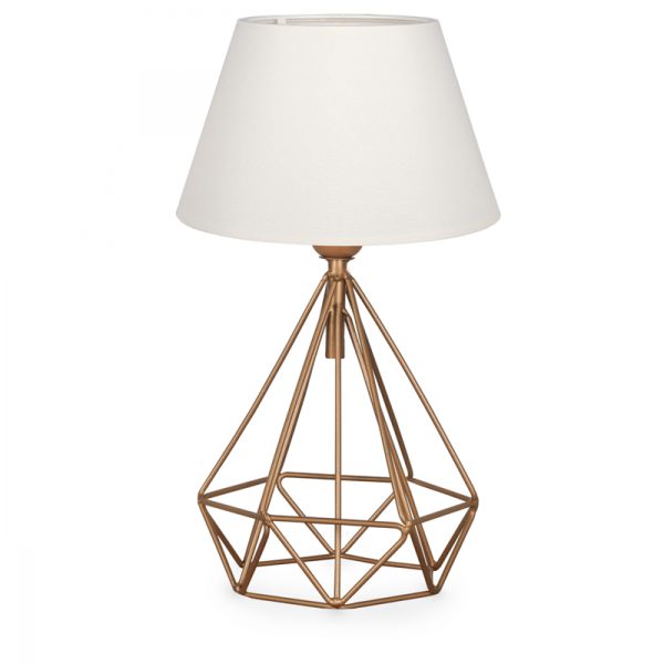 202 000046 5 Table lamp PWL-1080 pakoworld E27 white-golden 22x22x37cmLighting > Table