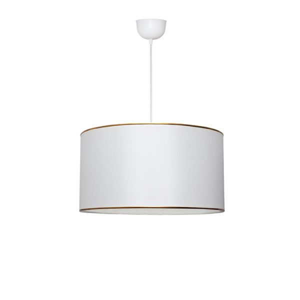 202 000067 8 Ceiling light PWL-1091 pakoworld E27 white-golden D38x21cmLighting > Ceiling