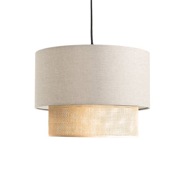 202 000120 10 Ceiling light Fersa pakoworld ivory-natural D30x20cmLighting > Ceiling