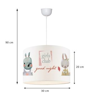 202 000122 2 6 Children's ceiling light Tally pakoworld multicolor D30x20cmIndoor furniture > Children's Room