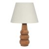 202 000128 7 Ceiling lamp Newbay pakoworld fabric and mat in white-natural color D30x20cmLighting > Ceiling