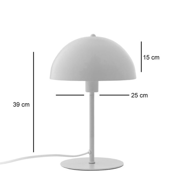 202 000138 2 6 Desk table lamp Desker pakoworld E27 metal-cream D25x39cmLighting > Table