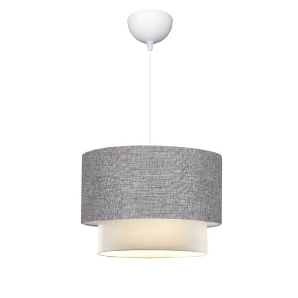 202 000146 10 Ceiling light Fersa pakoworld grey-white D30x20cmLighting > Ceiling