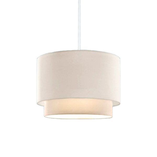 202 000164 1 Tachi pakoworld E27 ceiling lamp in cream shade D30x20cmLighting > Ceiling