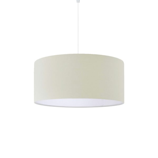 202 000167 6 Single-light ceiling lamp PWL-1091 pakoworld E27 in cream shade D38x21cmLighting > Ceiling