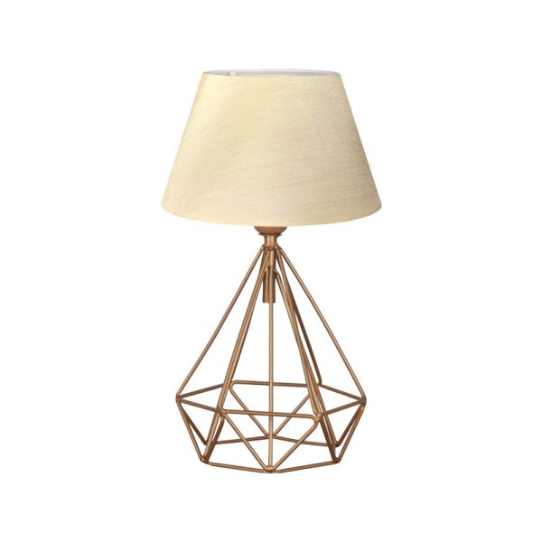 202 000180 5 Table lamp PWL-1080 pakoworld E27 beige-gold D22x39cmLighting > Table