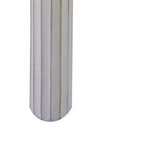 209 000006 3 4 Decorative vase Sammy Inart metal in gold and white shade D15.2x88.4cmDecoration > Decorations