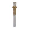 209 000006 7 Decorative vase Thund Inart metal in black and natural shade D15.9x88.9cmDecoration > Decorations