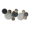 209 000012 3 Wall decoration Neone metal in gold-white-grey shade 47.5x89x6Decoration > Decorations > Wall Decorations