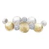 209 000013 6 Wall decoration Neone metal in gold-white-grey shade 47.5x89x6Decoration > Decorations > Wall Decorations