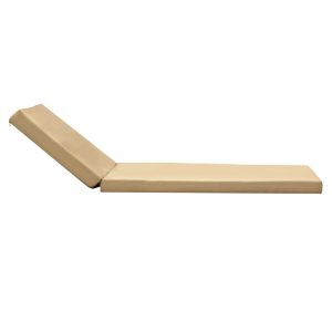 211 000016 2 5 Lounger sunbed Sadie pakoworld fabric beige 65x185x7cmOutdoor furniture > Sunbed cushions