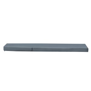 211 000017 3 2 Sadie sunbed cushion pakoworld gray fabric 65x185x15cmOutdoor furniture > Sunbed cushions