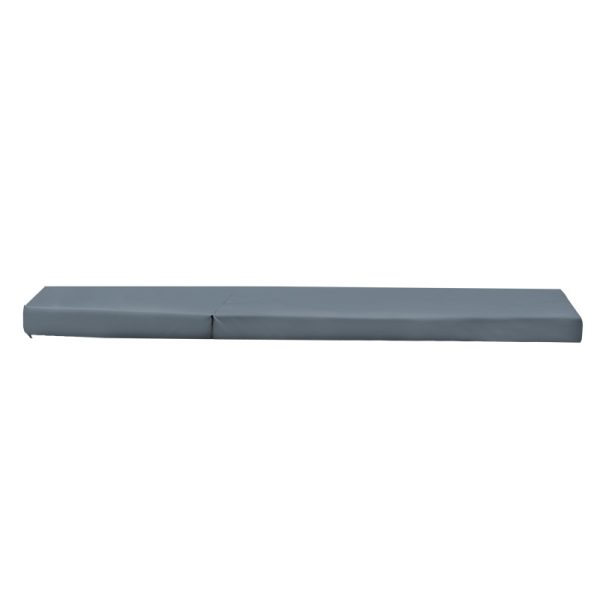 211 000017 3 2 Sadie sunbed cushion pakoworld gray fabric 65x185x15cmOutdoor furniture > Sunbed cushions