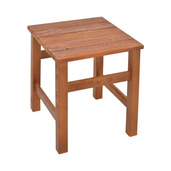 211 000018 2 3 Summrine pakoworld beach table solid beech wood in walnut color 40x40x45cmOutdoor furniture > Coffee tables
