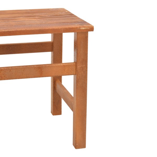 211 000019 4 3 Summrine pakoworld beach table solid beech wood in walnut color 60x40x45cmOutdoor furniture > Coffee tables