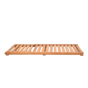 211 000020 3 2 Deckchair Specta pakoworld solid beech wood in walnut color 60x190x50cmOutdoor furniture > Sunbeds
